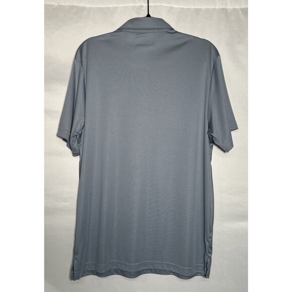 PGA Tour Pro Series Golf Polo Men’s Size Large Grey Striped - Picture 6 of 7